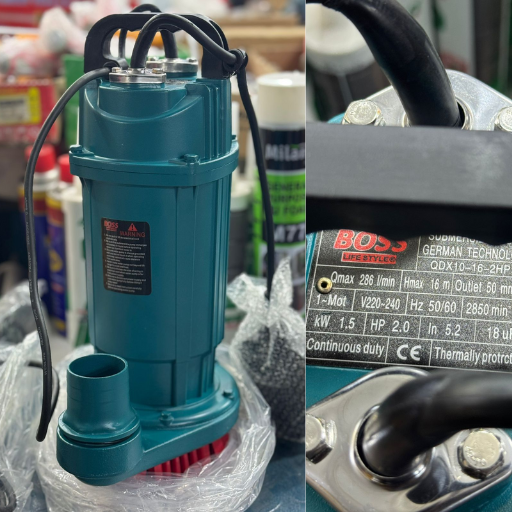 BOSS Water Pressure Pump 2 HP Continuous Duty