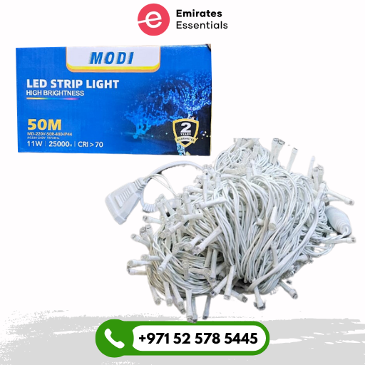 Modi 50m Led Strip Light with 8 Lighting Modes