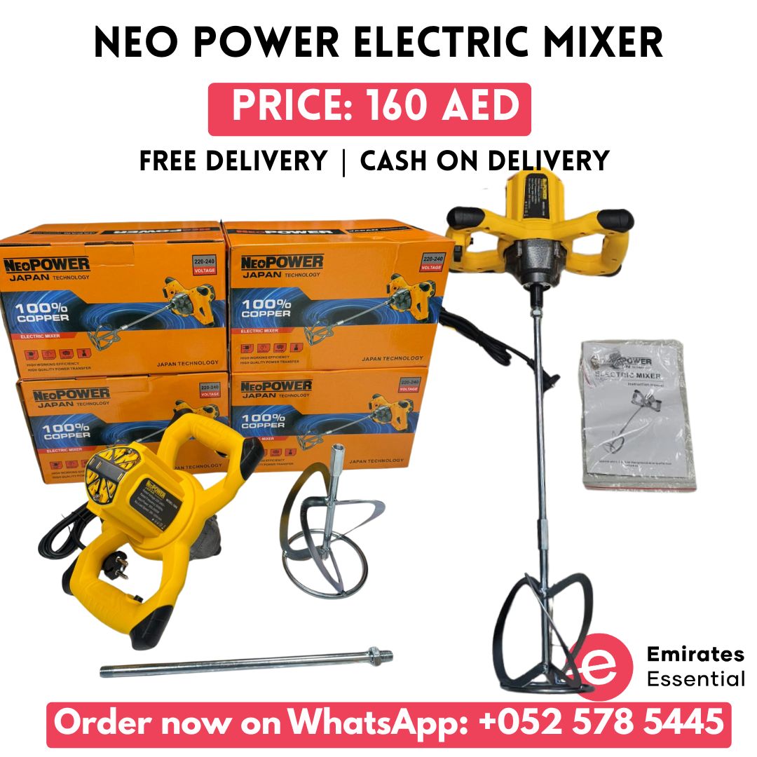 Neo Power Electric Handheld Cement Mixer Machine