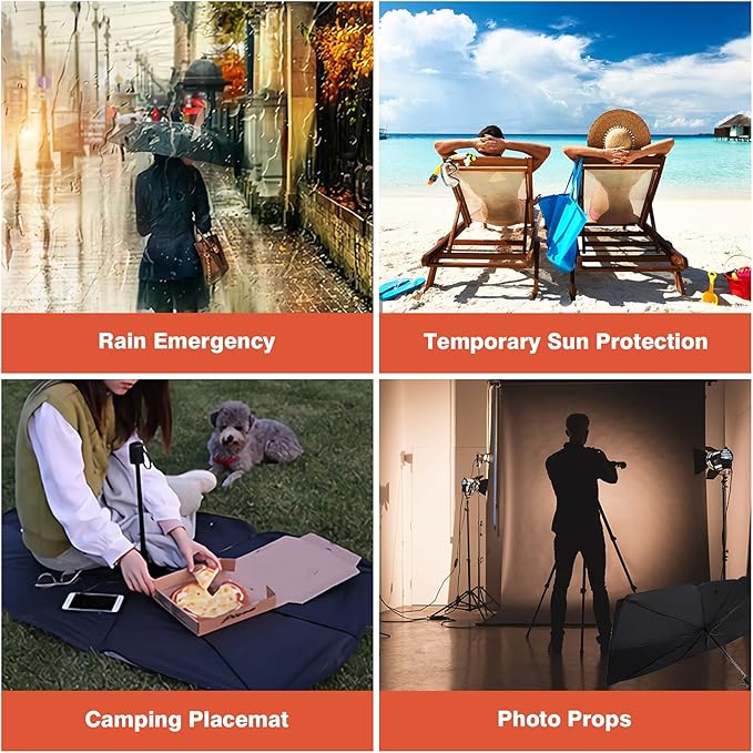 Windshield Sunshade Car Umbrella Universal Fit & Portable