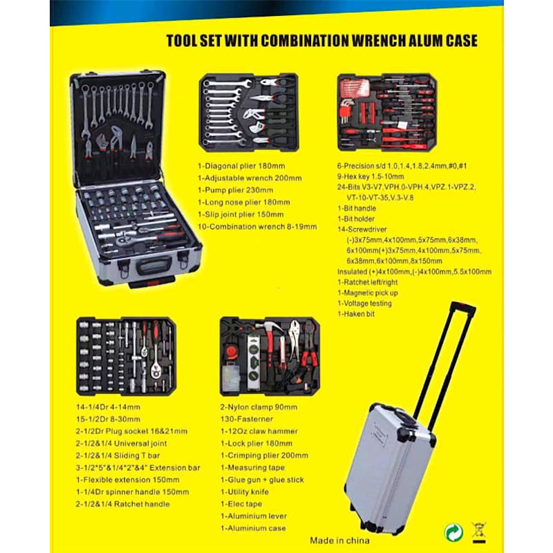 alluminium tool box trolly case