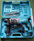 3000 Watt Makita Hammer Rotary Drill with SDS Plus Mixed Drill Bit Set