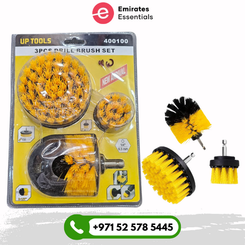 3 Pcs nylon drill brush set
