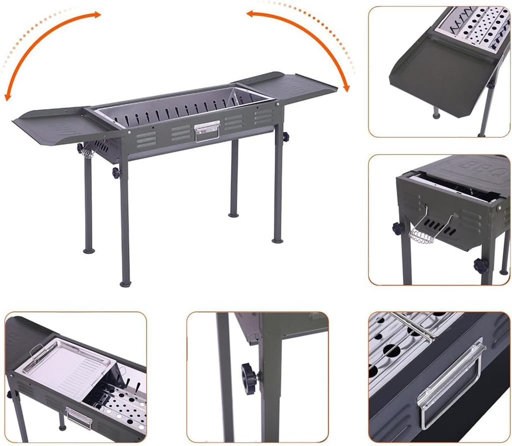 Foldable Outdoor BBQ Grill