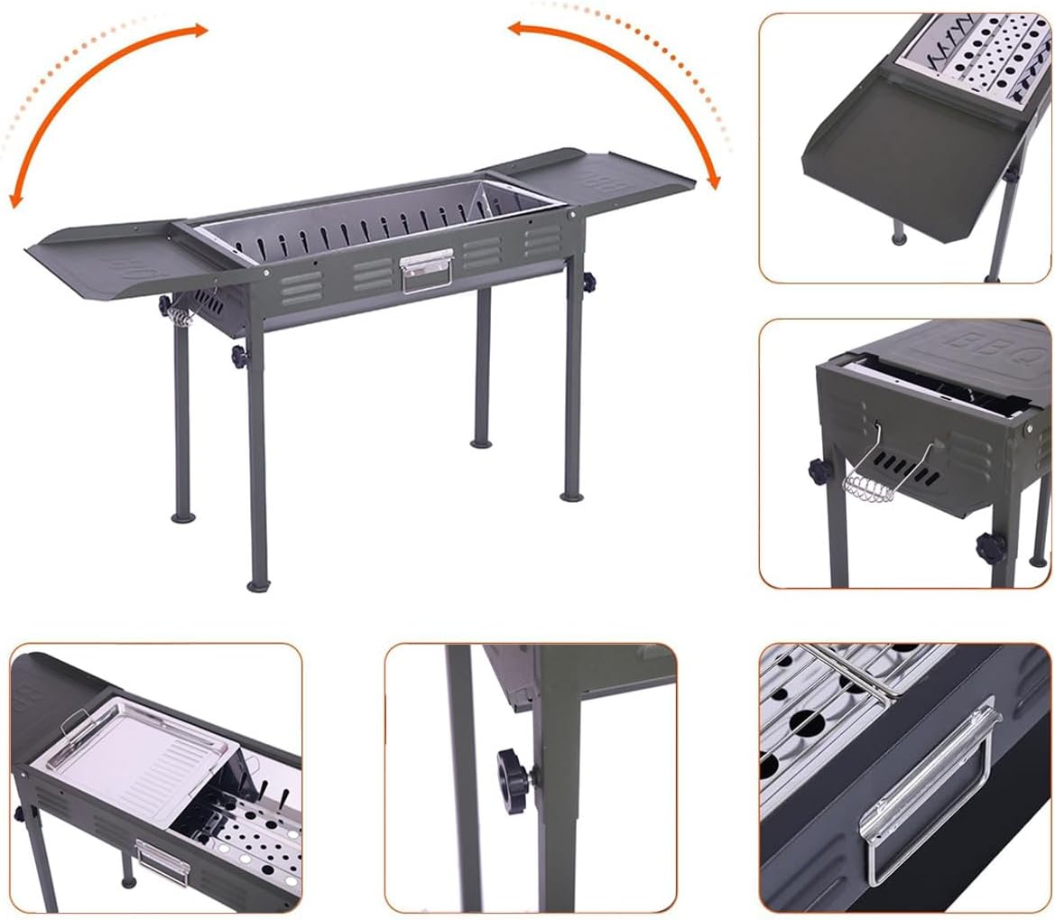 Foldable Outdoor BBQ Grill