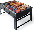 Barbecue Grill, [Barbecue Rack 36* 29* 6.8 cm] Charcoal Grill Portable Folding BBQ Grill Barbecue Desk Tabletop Outdoor Stainless Steel Smoker BBQ for Picnic Garden Terrace Camping Travel
