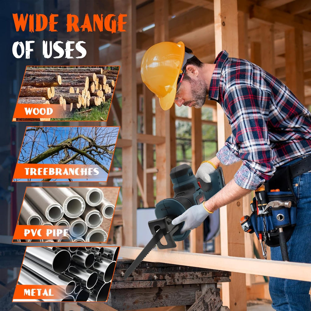 Boss Cordless Reciprocating Saw 36V w/ Dual Batteries