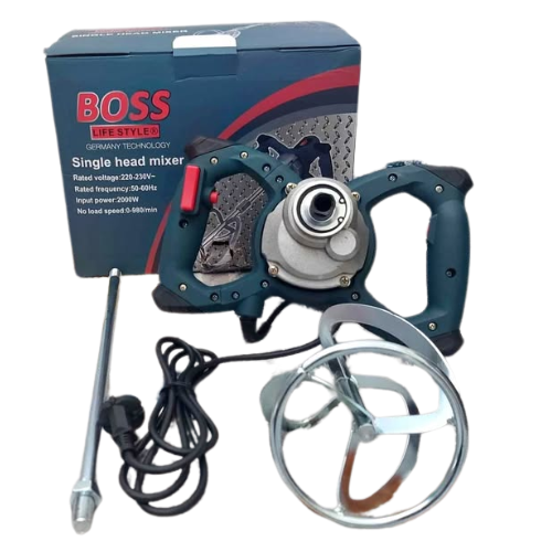 BOSS Single Head Electric Mixer – 2000W | German Technology | Heavy Duty Performance