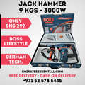 Boss Breaker Hammer Machine 9 kg 3000 Watt