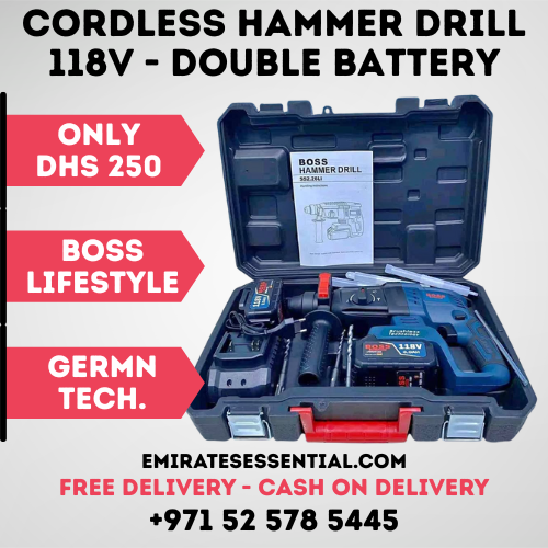Boss Brushless Rotary Hammer 118V