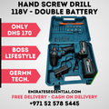 Boss Hand Screw Drill 118V