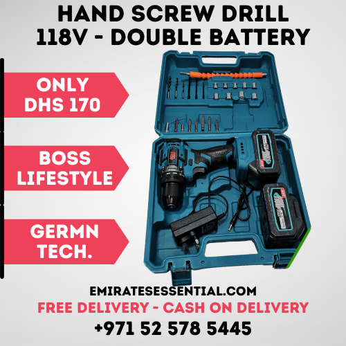 Boss Hand Screw Drill 118V