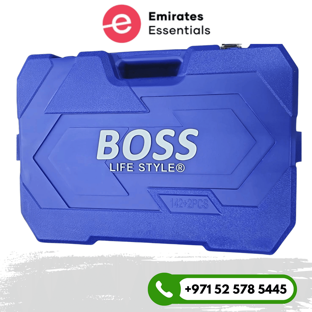 مجموعة أدوات المركبات BOSS 142 قطعة تتضمن
