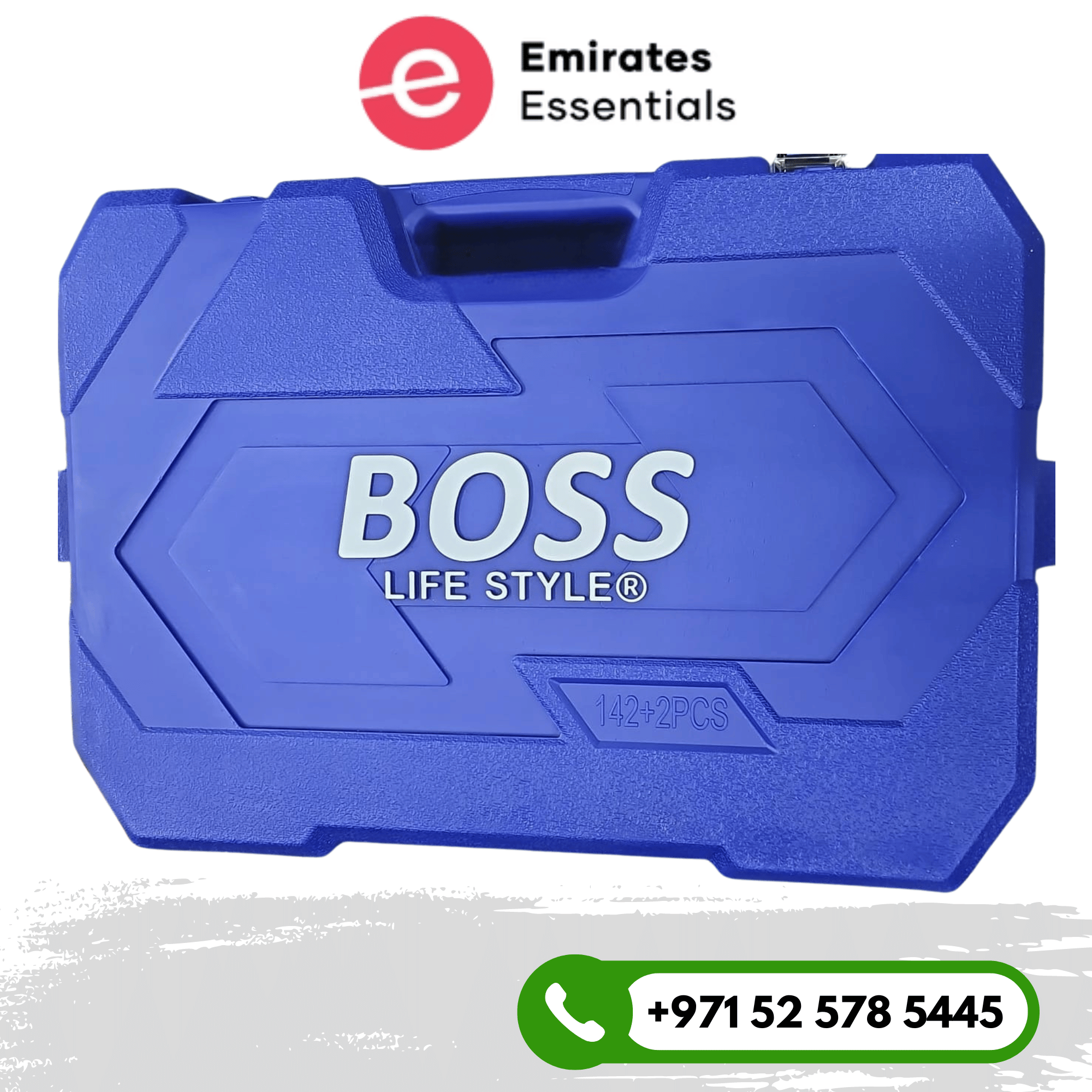 مجموعة أدوات المركبات BOSS 142 قطعة تتضمن