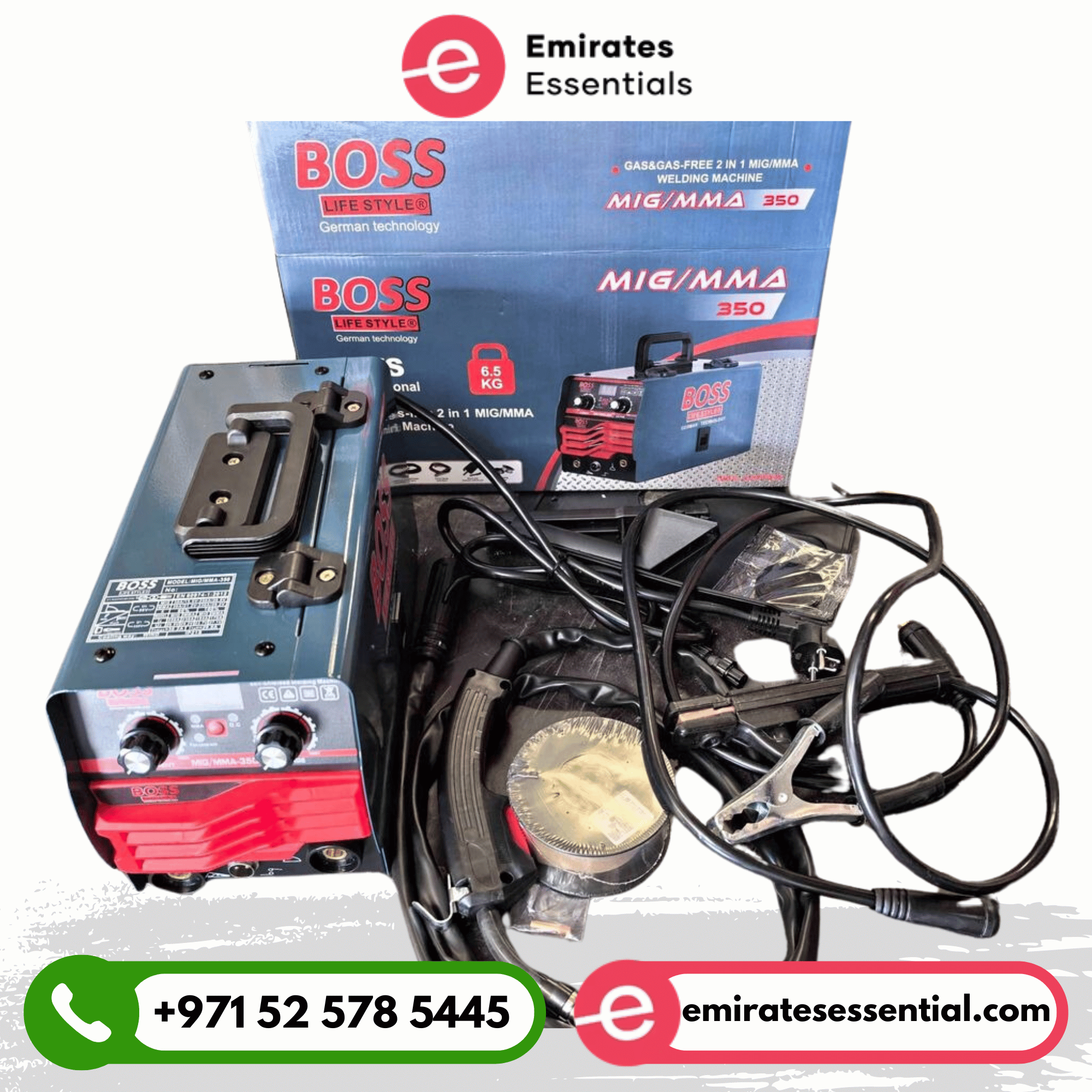 Boss 350 MMA/Mig Welding Machine With Equipment