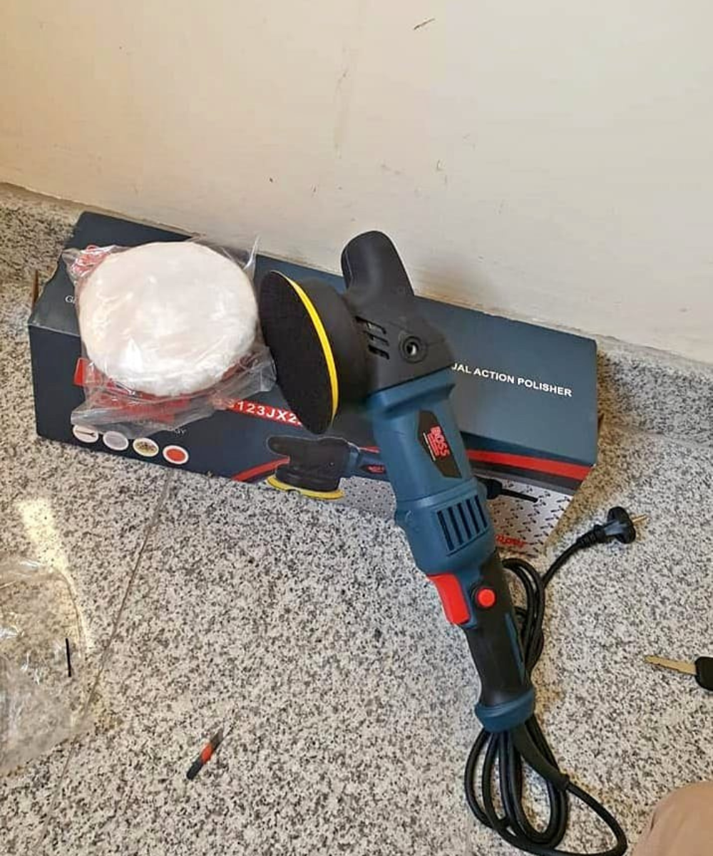 Boss Polisher Dual Action for Car Headlights, Metal Scratches