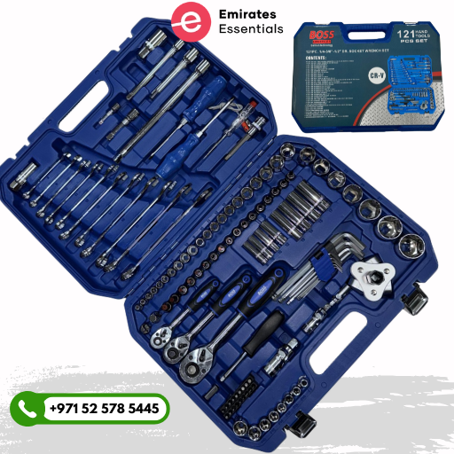 Boss CR-V 121 PCS Spanner Set with Ratchet