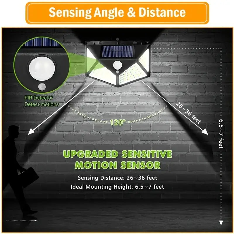 Buy Outdoor Solar Motion Sensor Light UAE
