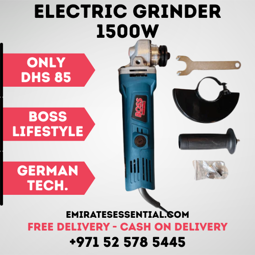 Boss 4.5 Inch Grinder with Slide Switch 1500W