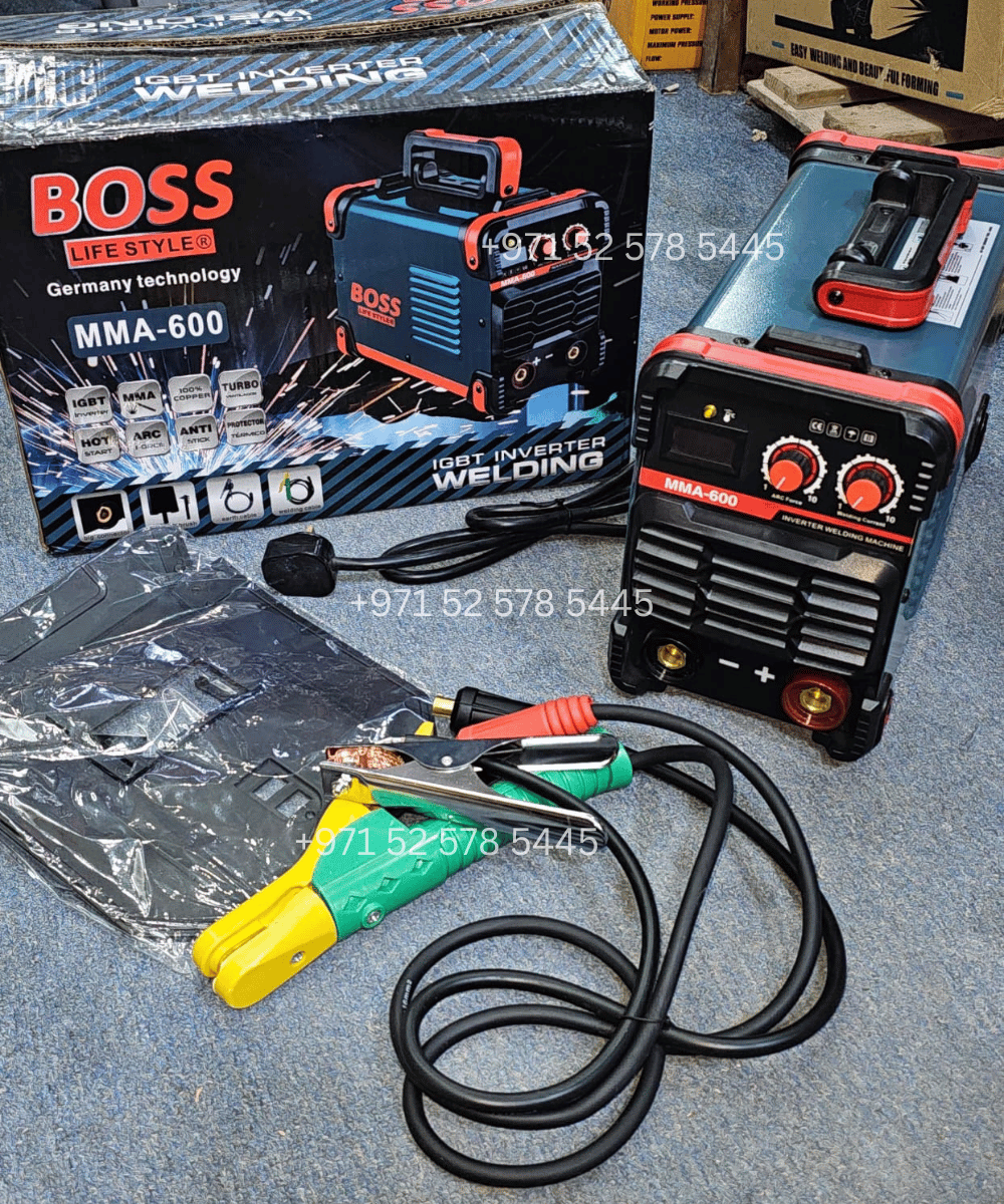 BOSS BRAND - Inverter Arc Welding Machine in UAE | IGBT Heavy Duty Weldin Machine for Welders - 600 MMA