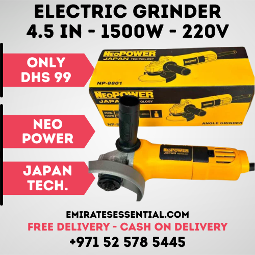 Neo Power Small Grinder Tool 4.5 Inch 1500W