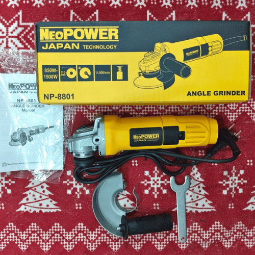 Neo Power Small Grinder Tool 4.5 Inch 1500W