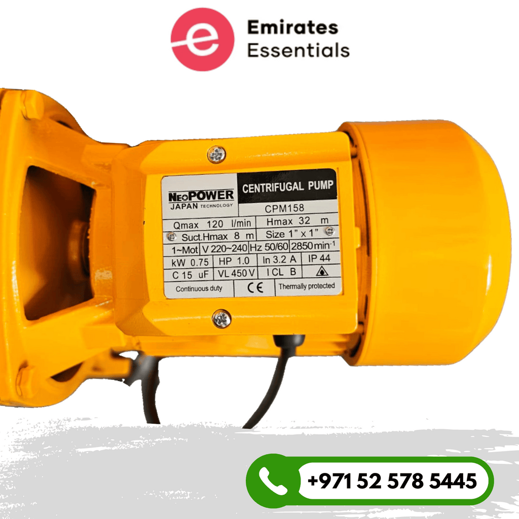 Neo Power 1 Hp Centrifugal Water Pump With High Discharge Pressure for Water Supply