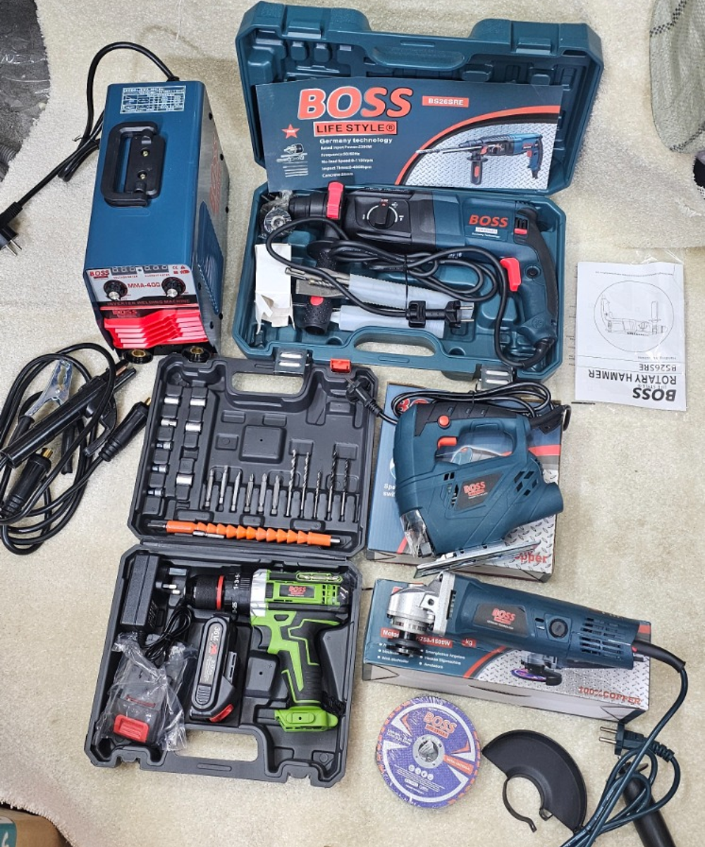 BOSS Electric Tool Set consists of 5 PCS- made in Germany.