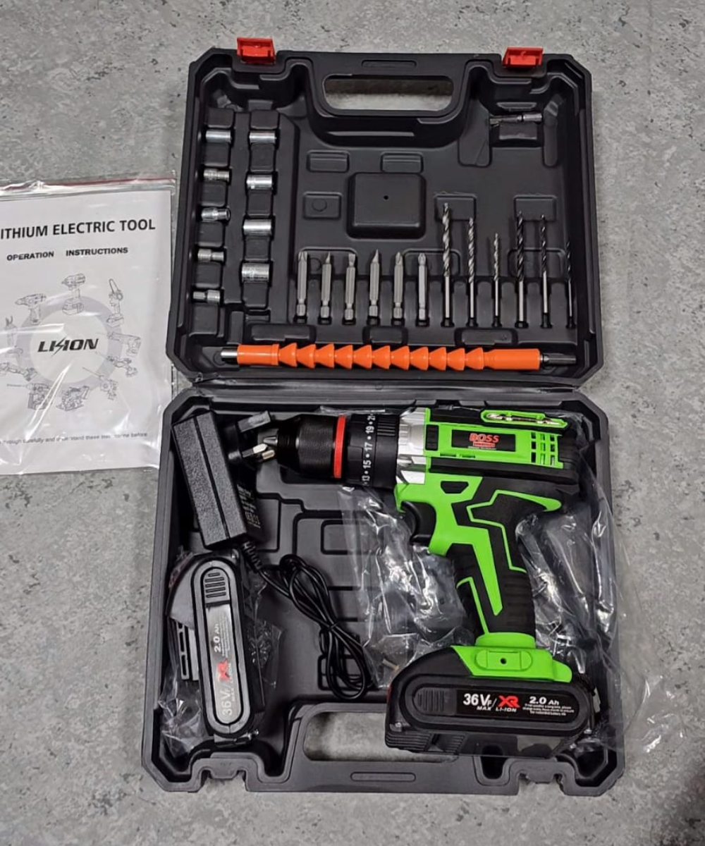 BOSS Cordless Hammer Drill Machine with bettary & Charger