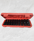 12 Inch Deep Impact Socket Set From 8mm to 24mm Drive Size