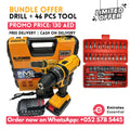 Neo Power Drill + 46 Pcs Socket Set Combo