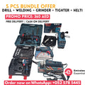 Boss 5 Pcs Power Tool Combo – Complete Workshop Set