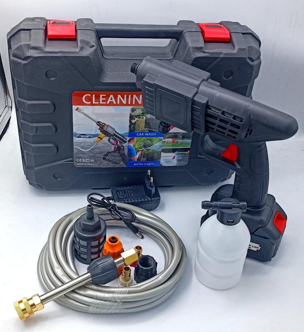 Water Spray Gun with Foam Cannon - 24v Single Batteries & Complete Accessories included
