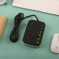 Power Strips Extension Cord 3 Outlets, Power Socket with 5 USB & 1 Type-C Ports Universal Charging Socket with 2M Bold Extension Cord