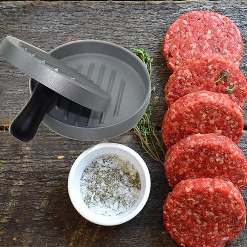 Best Burger Press — Aluminum Hamburger Patty Maker for Stuffed Burgers—Quality BBQ Grilling Accessories