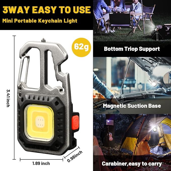 Mini Rechargeable Led Work Light with Tripod
